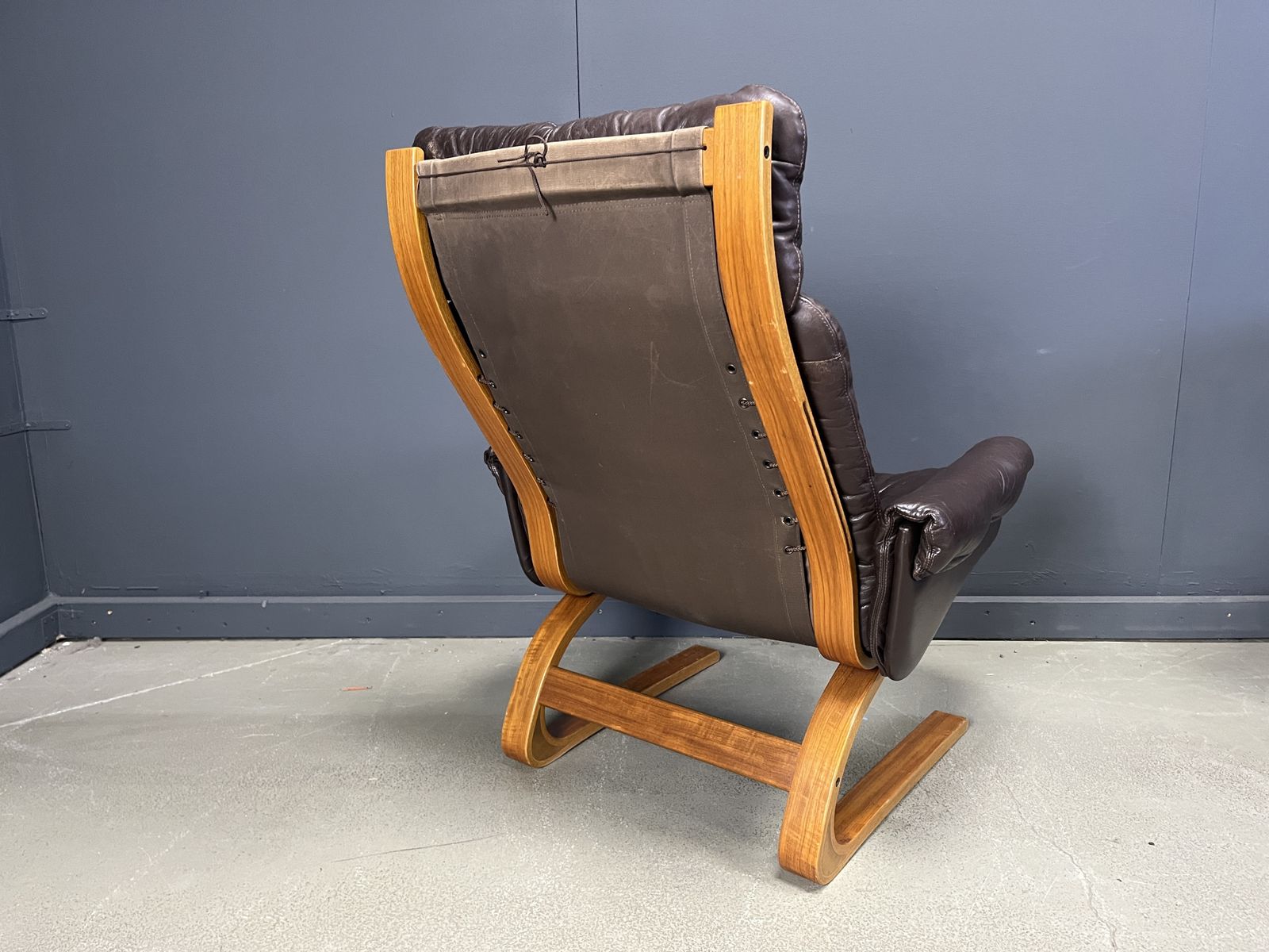 Elsa & Nordahl Solheim Kengu Armchair   1960s photo for sale