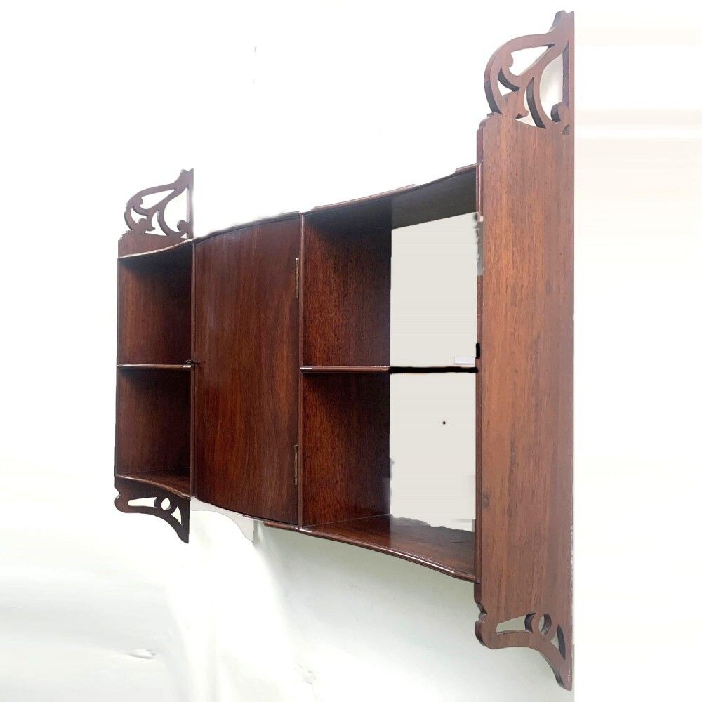 Set Of Georgian Mahogany Hanging Shelves photo Furniture