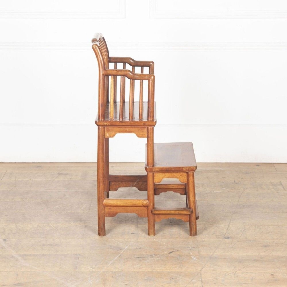 20th Century Chinese Hardwood High Chair photo for sale