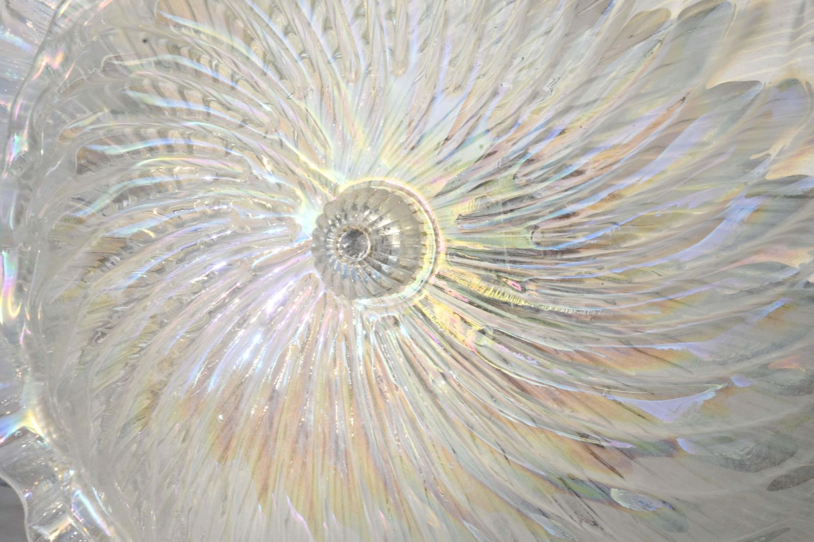 Lovely Italian Iridescent Murano Glass Ceiling Fixture, Murano, 1970 photo buy