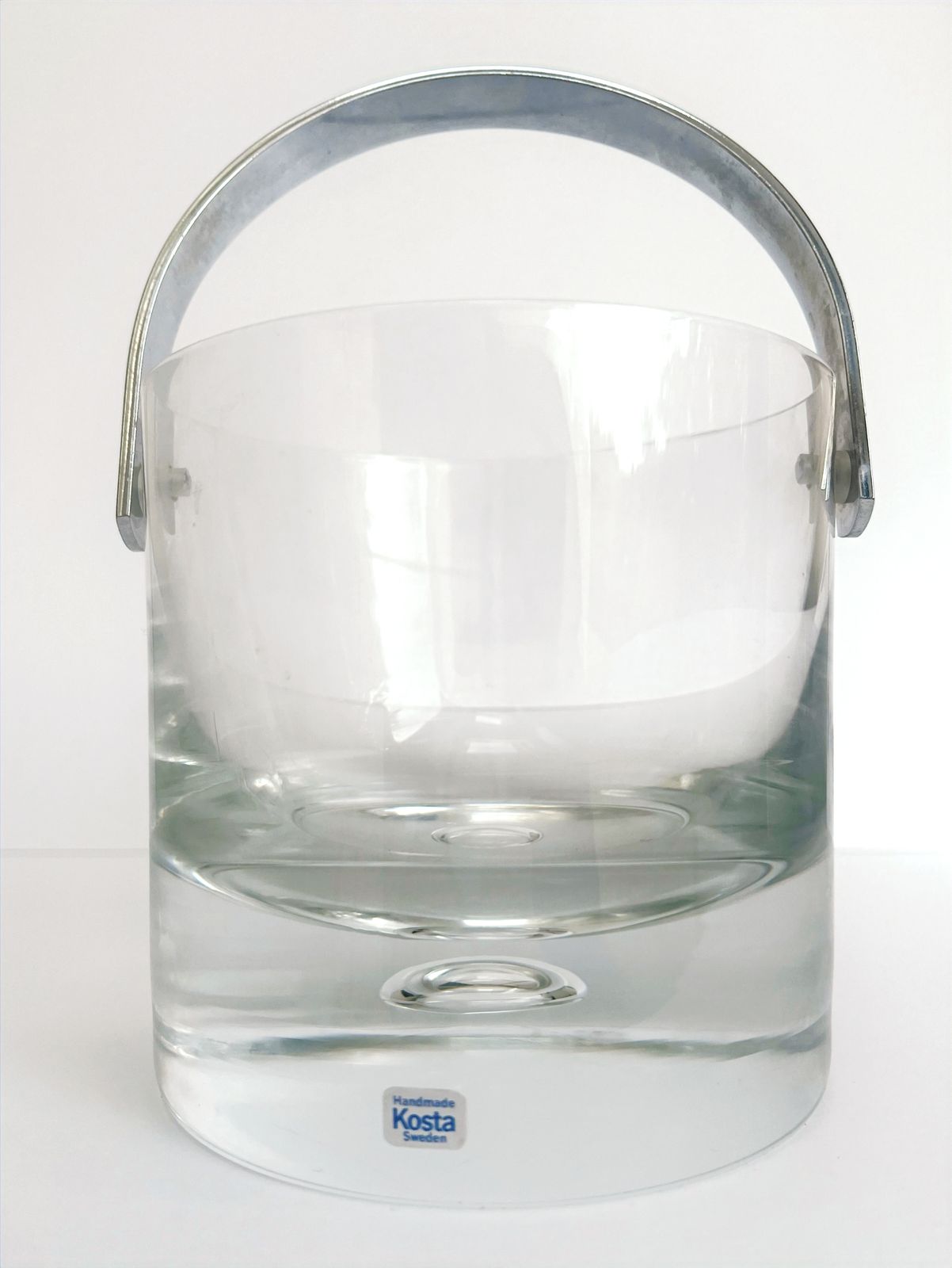 Kosta Boda Sweden Pippi Glass Ice Bucket Designed By Vicke Lindstrand