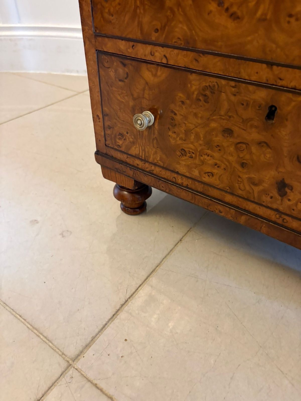 Antique George III 18th Century Quality Pollard Oak Slide And Turn Top Davenport Desk photo for sale