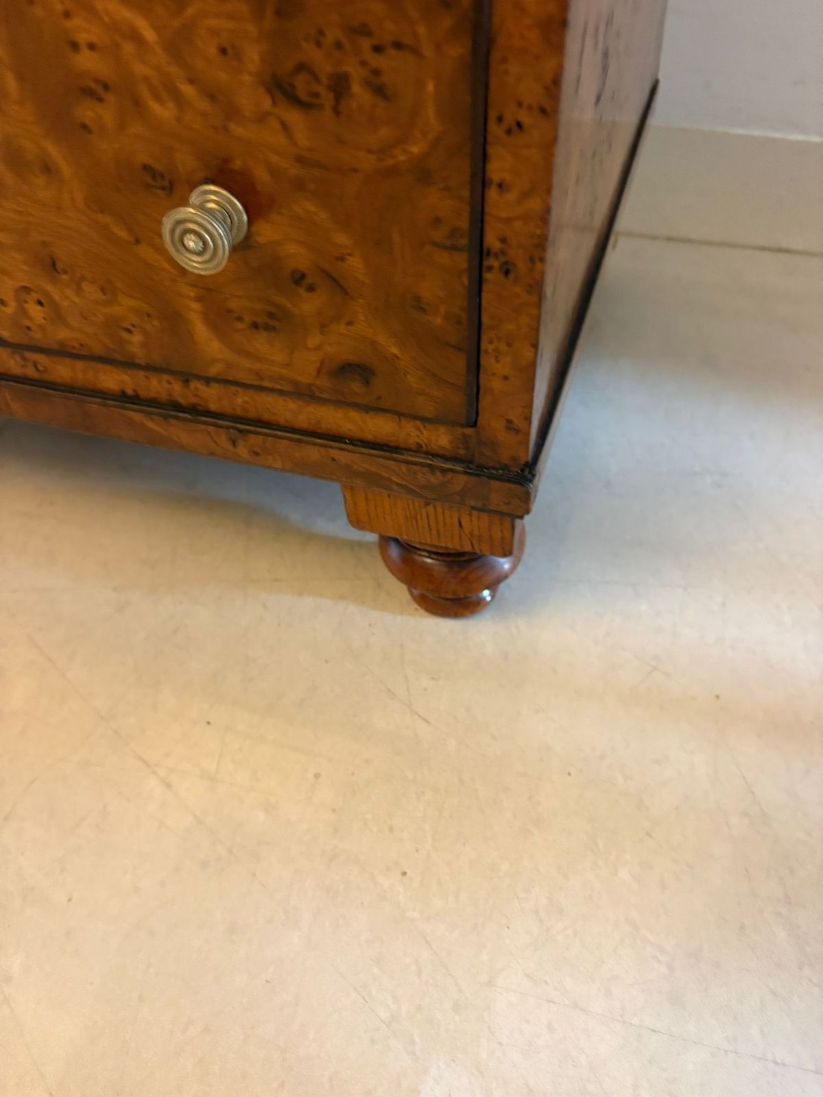 Antique George III 18th Century Quality Pollard Oak Slide And Turn Top Davenport Desk photo vintage