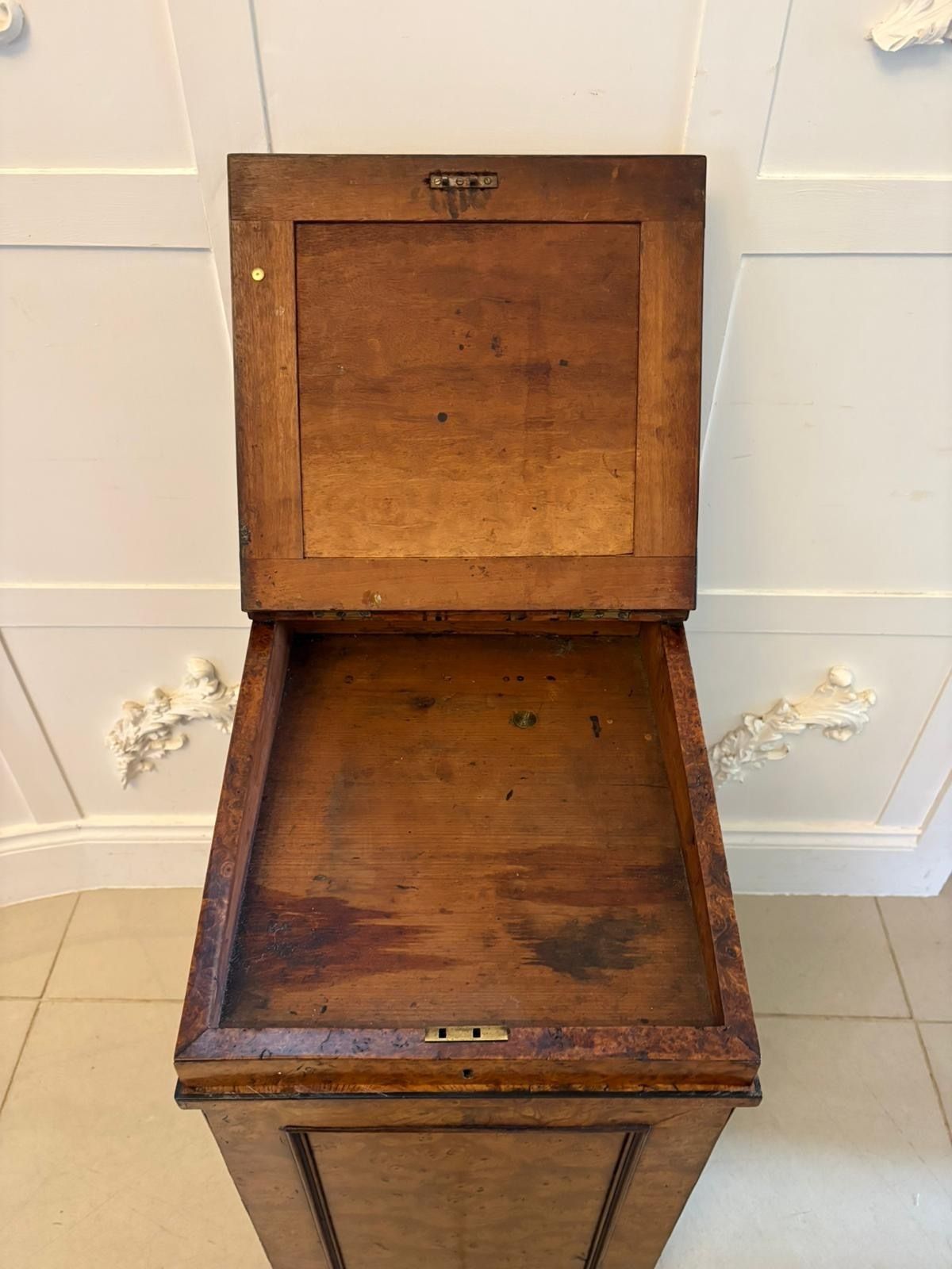 5300.0 Antique George III 18th Century Quality Pollard Oak Slide And Turn Top Davenport Desk photo
