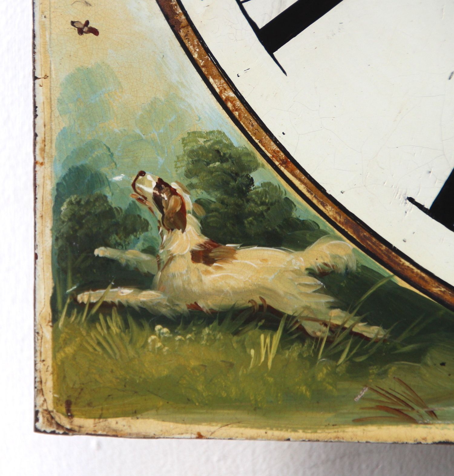 Home Decor Original 18th Century Iron Grandfather/Longcase Clock Dial. Fully Guaranteed. London Timepiece photo