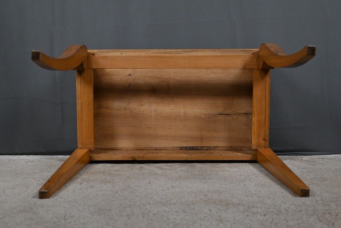 photo vintage Small Walnut Console Table, Restoration Period – Early 19th Century
