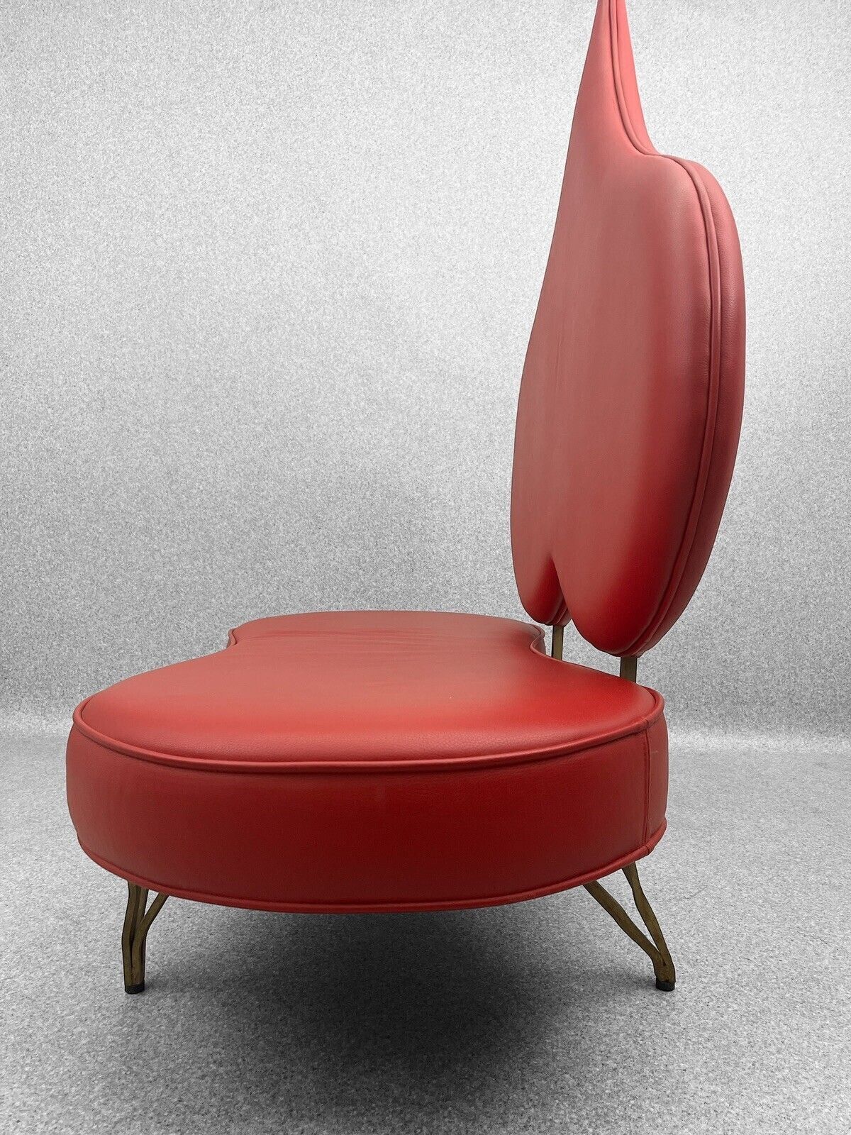 photo buy Sofa Italy Red Leather Fiammette Heart Bedroom By Domusnova