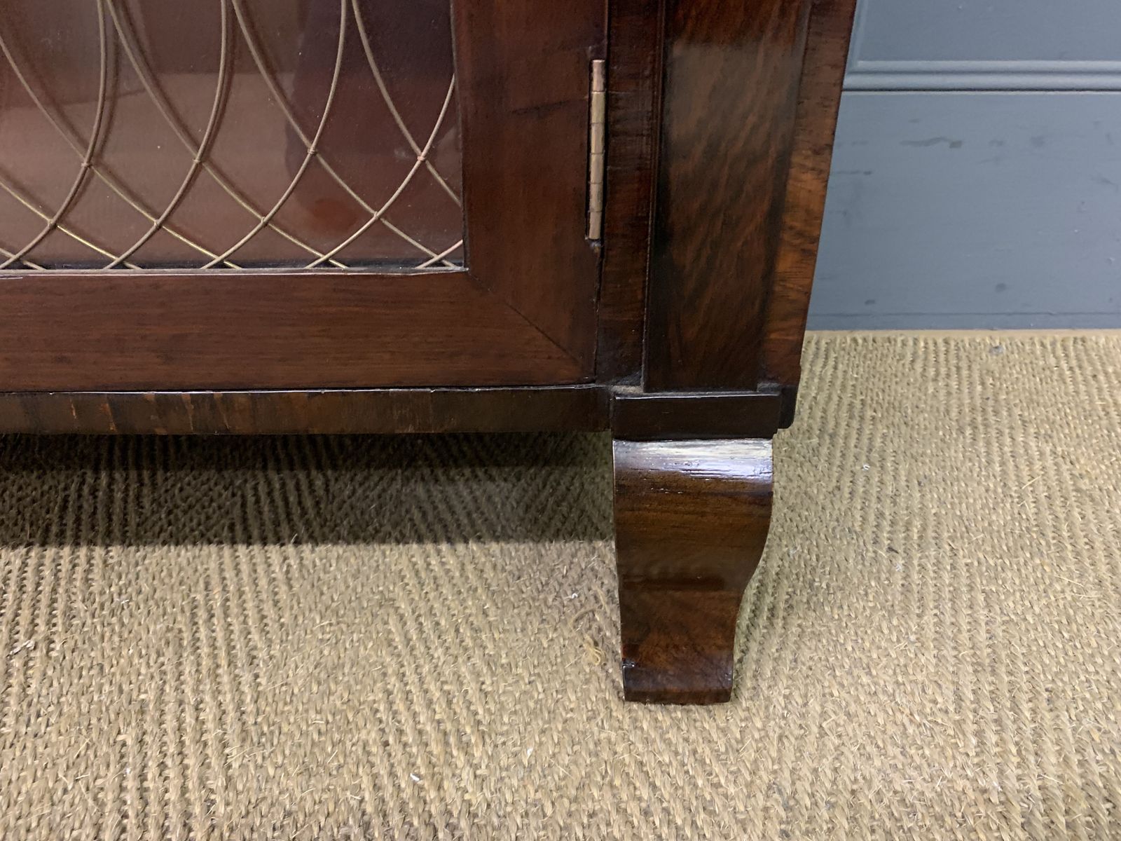3150.0 Brass Inlaid Regency Rosewood Chiffonier photo