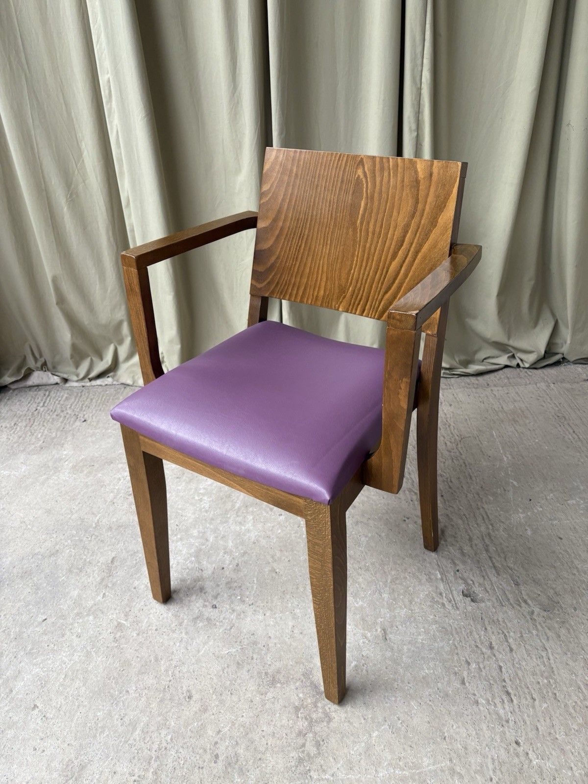 Vtg Mid Century Style Dining Desk Side Chair Scandi Danish Retro R1121 photo Furniture
