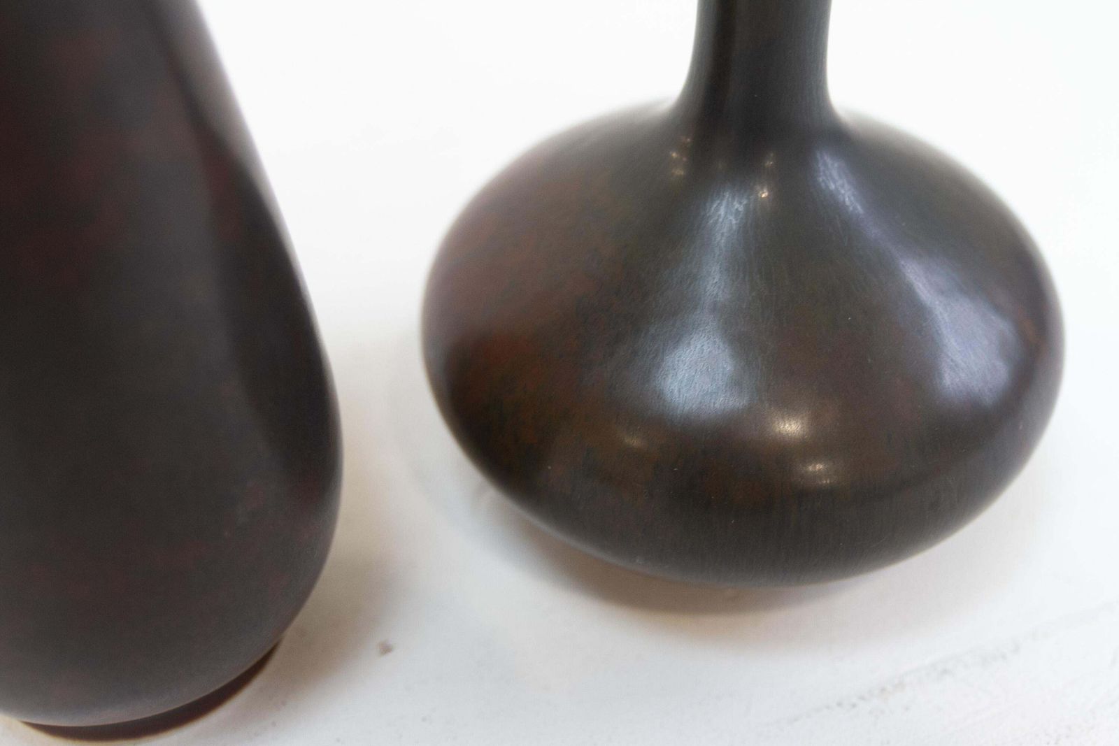 Home Decor 2 Stoneware Vases By Carl Harry Stålhane For Rörstrand Sweden, 1950s. photo