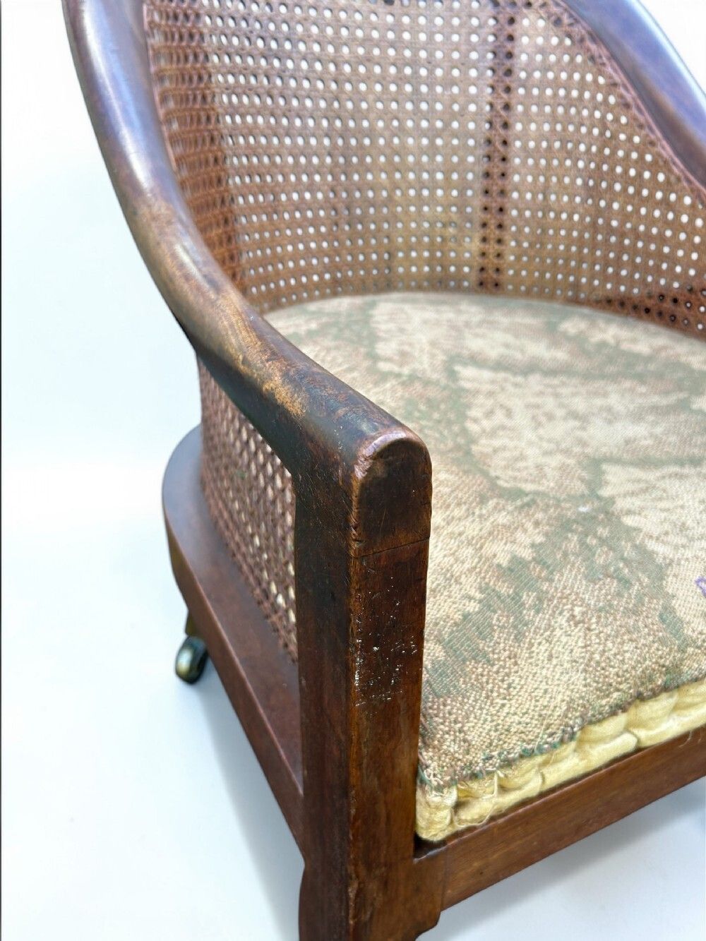Gillows Regency Mahogany Bergere/Library Arm Chair. photo buy