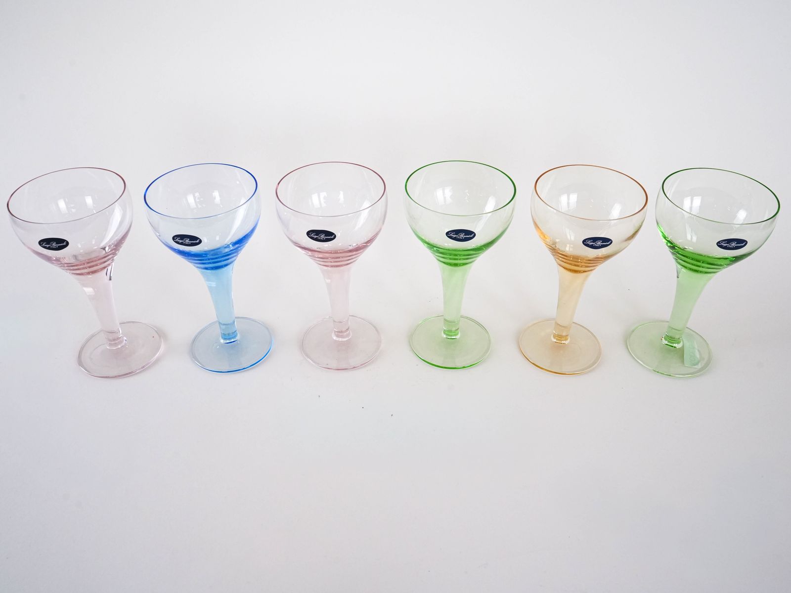 Set Of Dessert Bowls, Italian Design, 1970s, Manufactured By Luigi Bormioli photo buy
