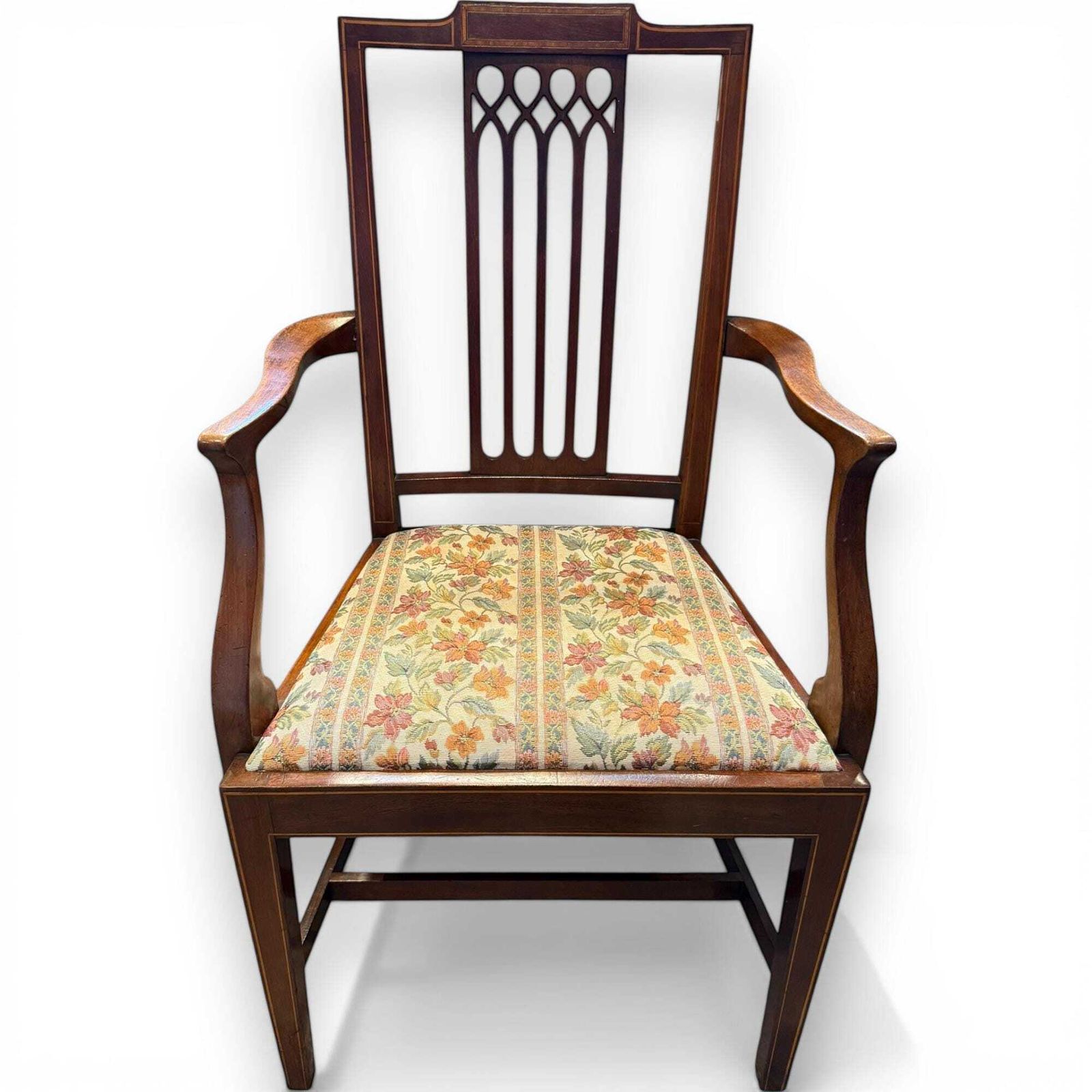 Antique Dining Chairs Set Of 8 Edwardian Mahogany Dining Chairs 2 Carvers photo Furniture