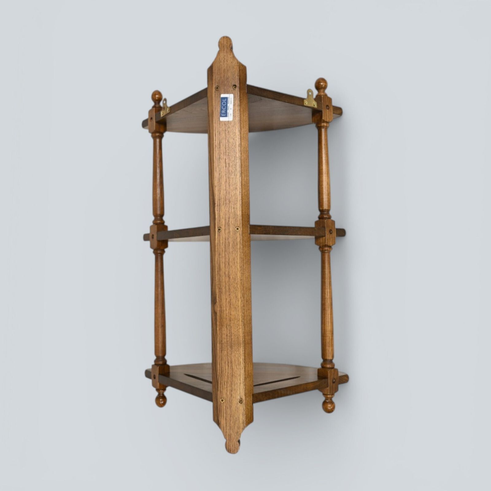 Ercol Hanging Corner Shelving Golden Dawn Finish #1104 Exc Free Uk Delivery photo Furniture