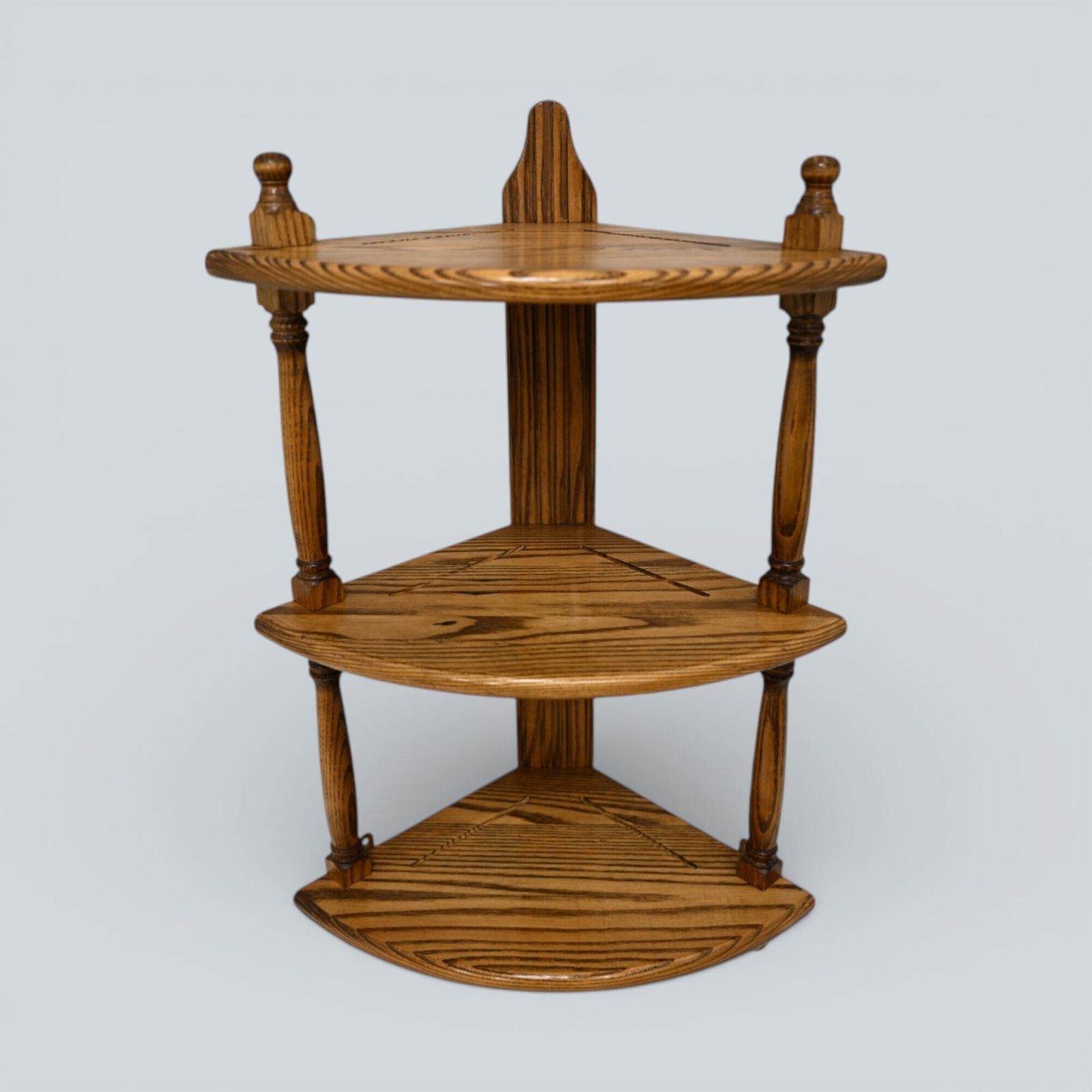 Ercol Style Hanging Corner Shelving Very Good Copy Of Ercol 1104 Free Delivery