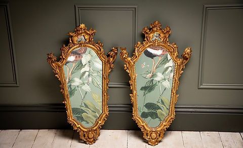 Pair Of Late 19th Century Louis XV Style Gilt Mirrors