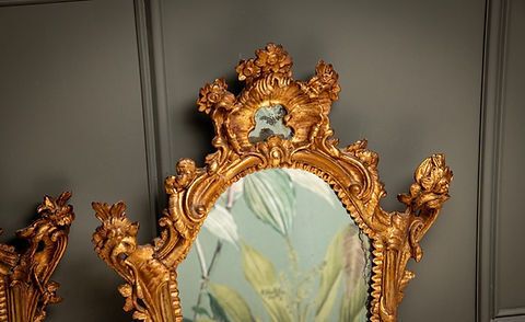 Pair Of Late 19th Century Louis XV Style Gilt Mirrors photo 1725.0