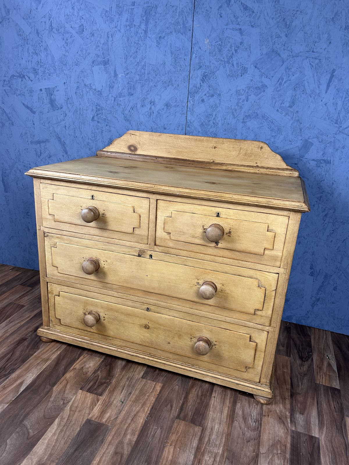 Antique Continental Pine Chest Of Drawers photo Furniture