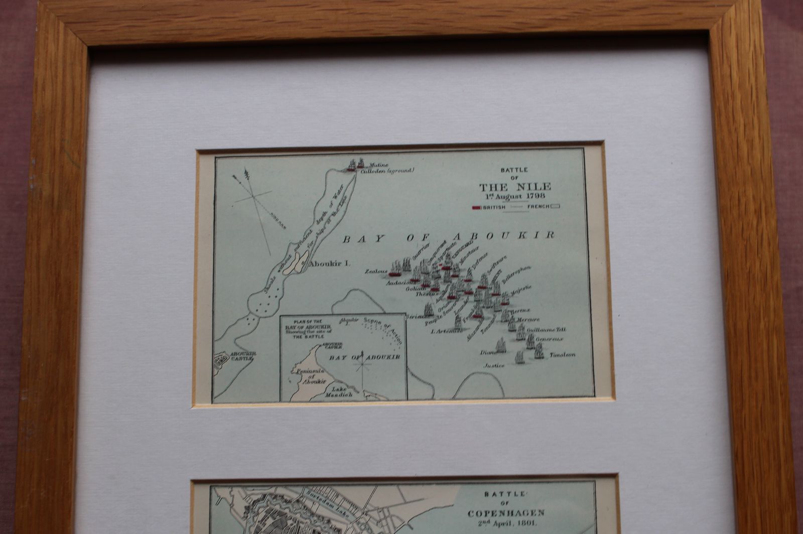 Horatio Lord Nelson ~ Three Of His Famous Battle Plans photo Art