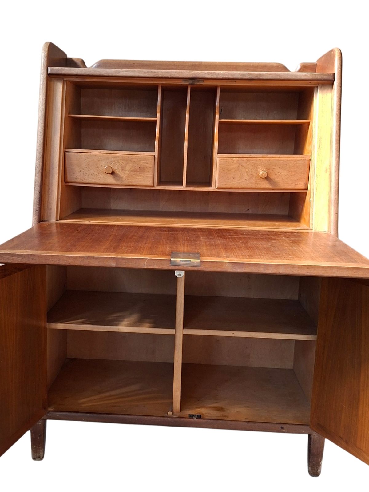 Furniture Secretaire Scrittoio A Ribalta Vintage Originale Anni '60 Design photo