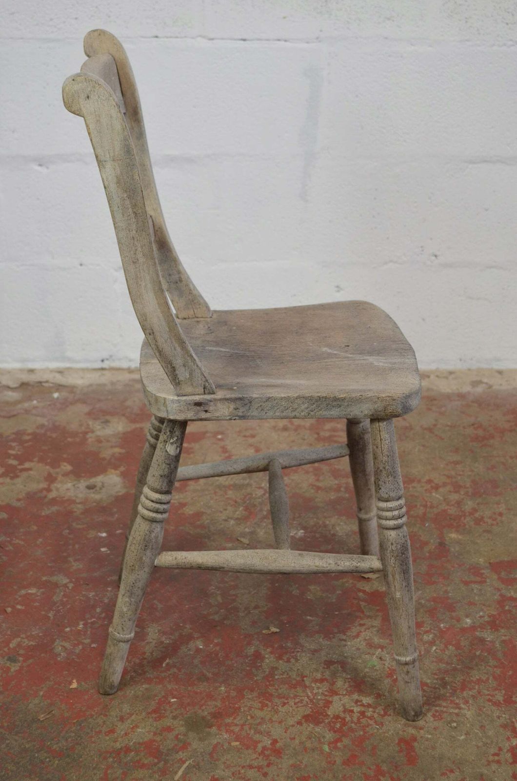 A 19th Century Ladder Back Farmhouse/Country Cottage Chair photo vintage