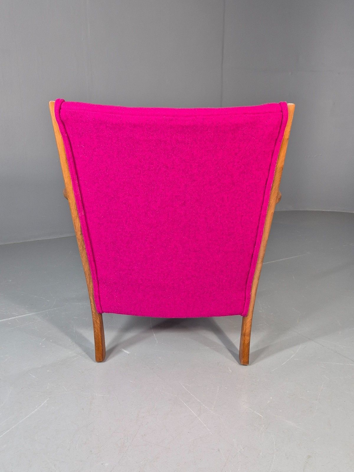 photo for sale Vintage Mid Century Lounge Chair 1950s Swedish New Upholstery Eb11776 Mnor