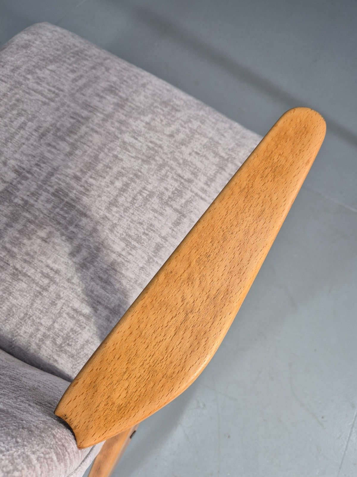 Vintage Mid Century Lounge Chair Swedish 1960s Design Reupholstered Eb11670 Mnor photo buy