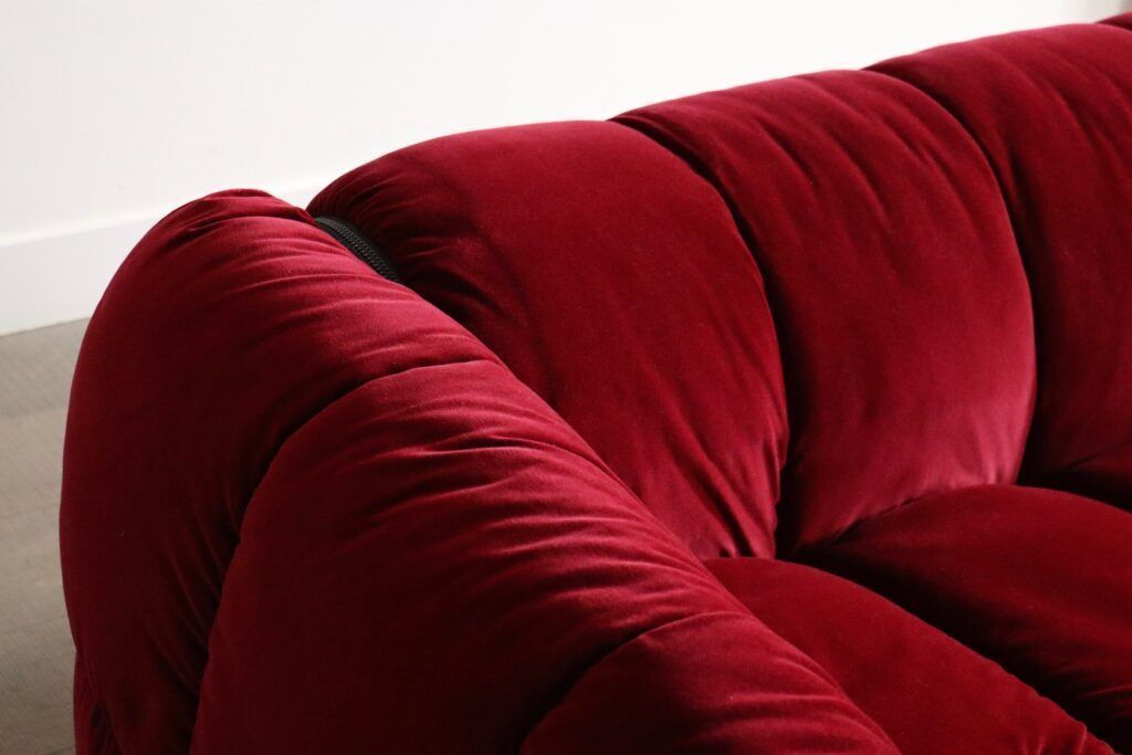 Cini Boeri For Arflex Strips Sofa In Velvet, Italy 1968 photo buy