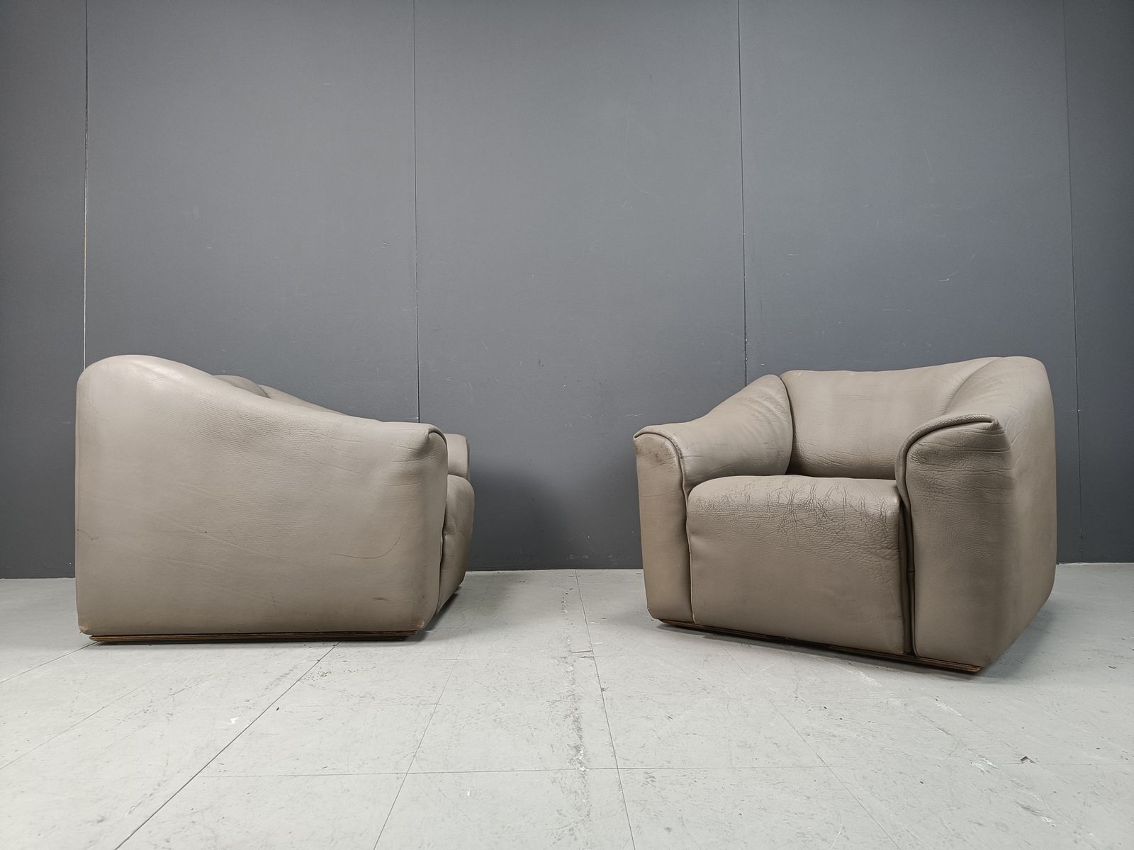 photo for sale Pair Of Vintage Ds47 Armchairs By Desede, 1970s