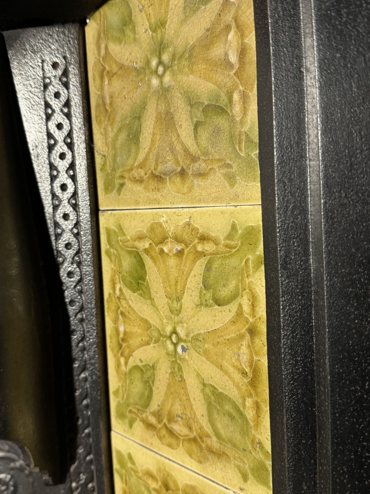 Cast Iron Victorian Tiled Combination Fireplace photo buy