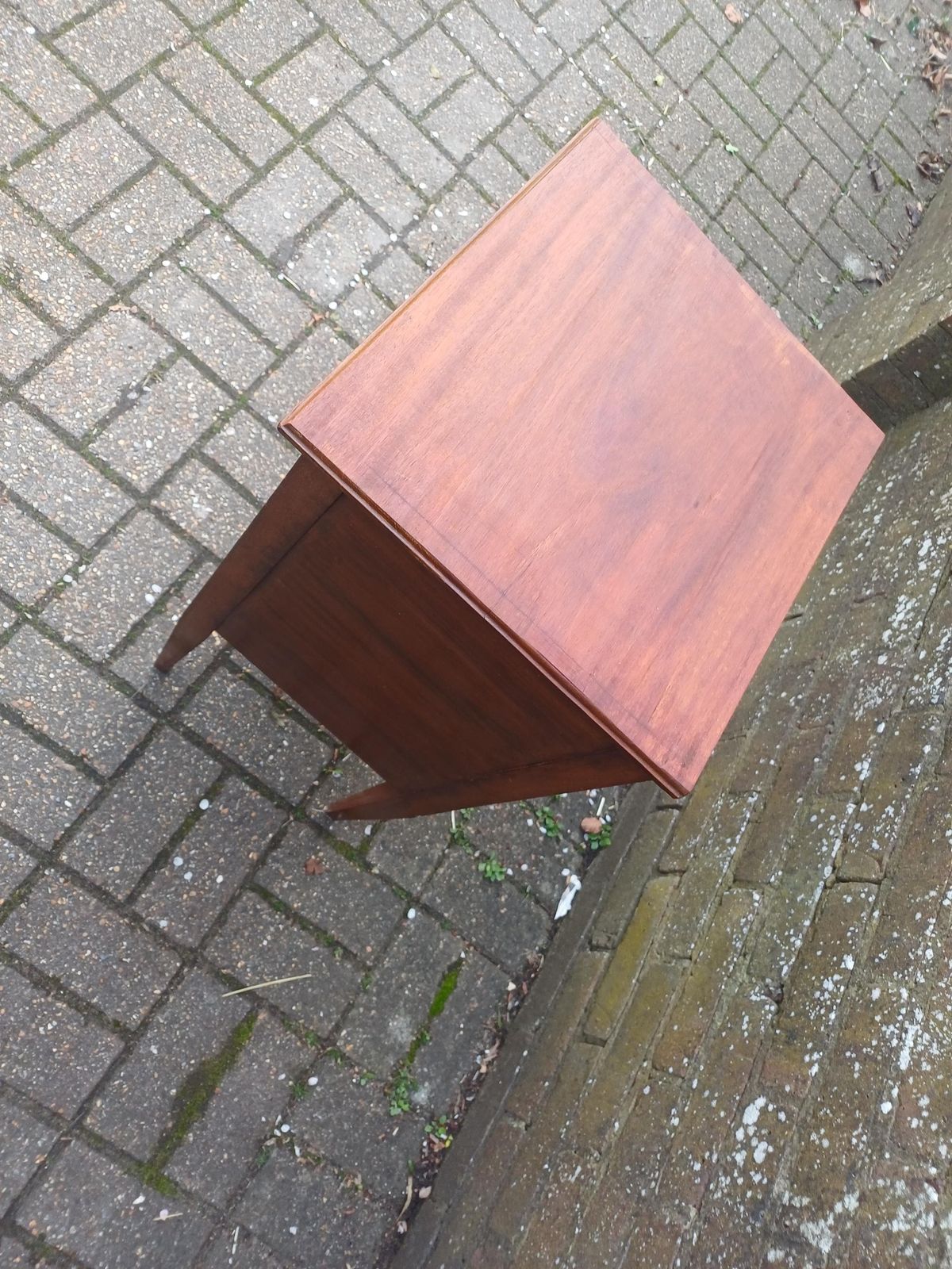 photo furniture Edwardian Inlaid Mahogany Bedside Cabinet Antique Pot Cupboard Nightstand Vintage Bedside Table Brass Handle Storage Stripped Oiled Top