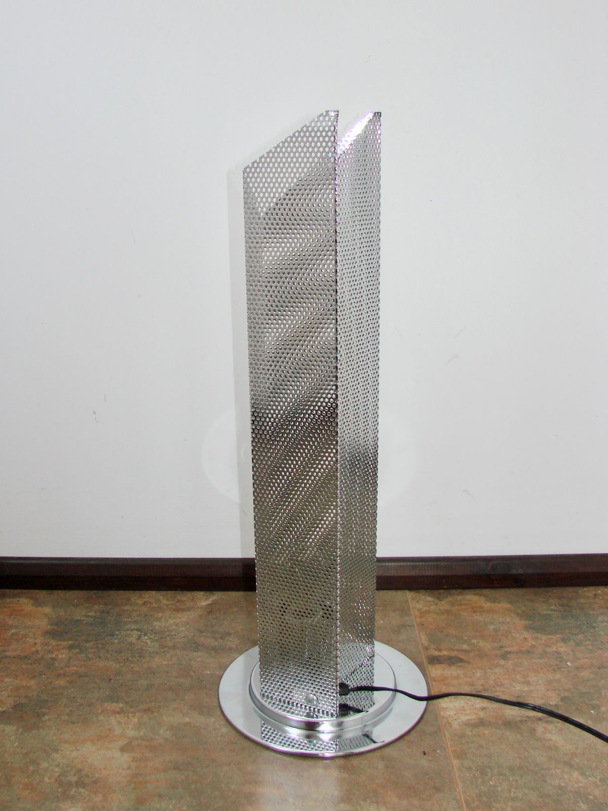 Modern 1980s Floor Lamp, Chrome, 62 Cm, E27 photo for sale