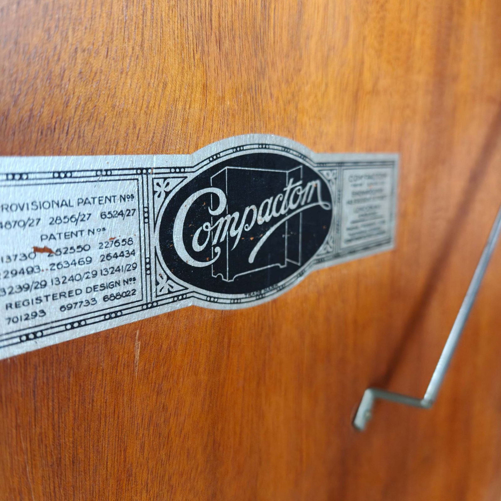 photo furniture 1920s Mahogany And Oak Compactom Ltd Gentleman’s Wardrobe