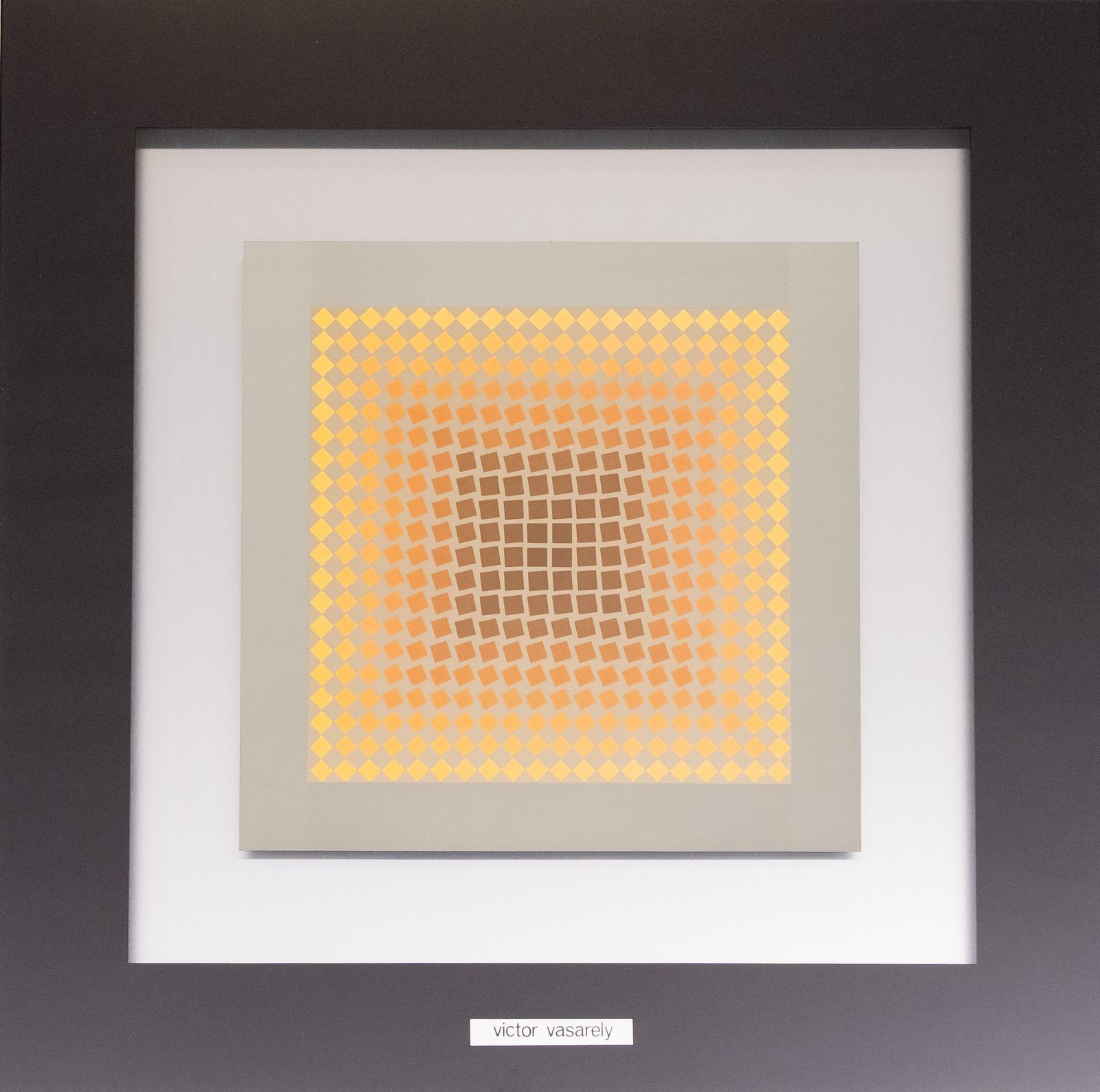 Victor Vasarely Heliogravure Print 1972