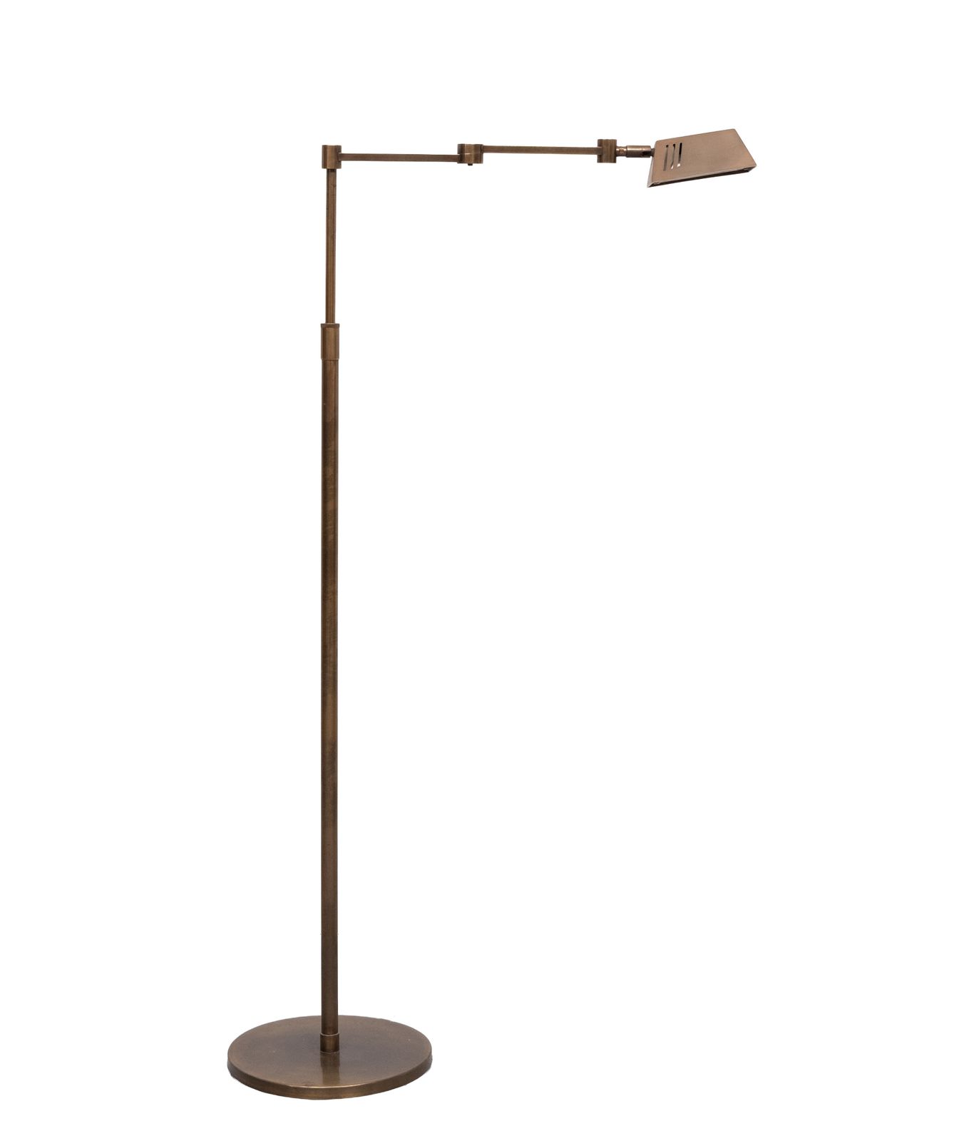 Bronzen Vloerlamp Met Zwenkarm – Halogeen, Duitsland photo 950.0