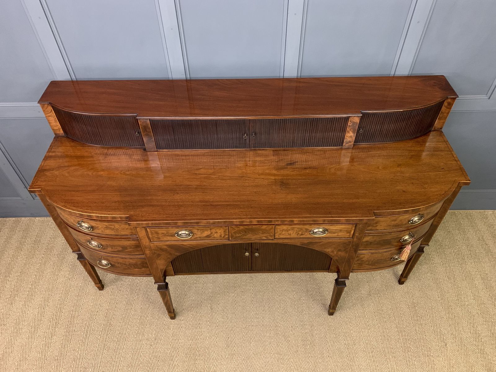 Large George III Inlaid Mahogany Sideboard photo Furniture