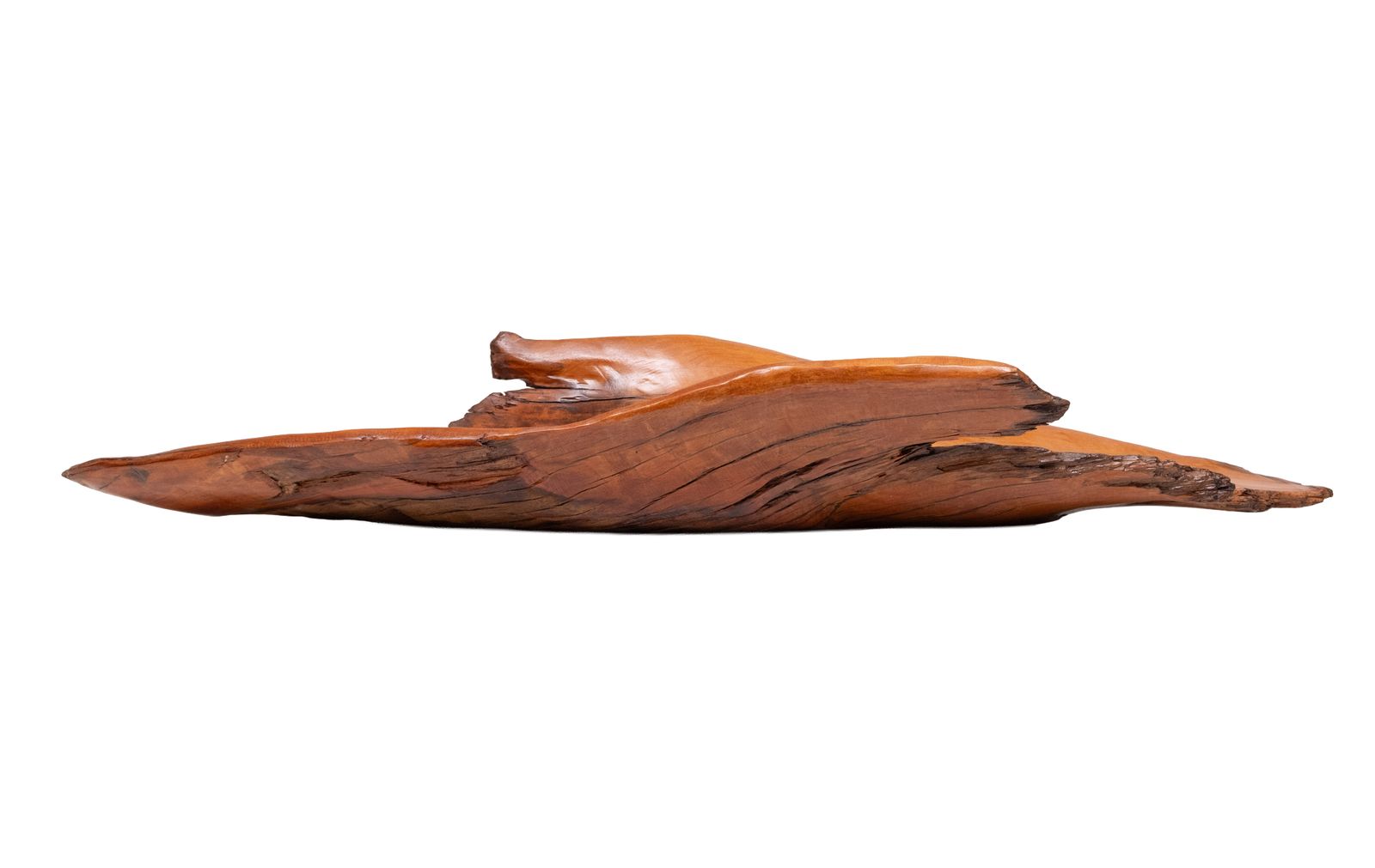 Large Hand Turned Birch Wood Fruit Bowl 1970s Alaska photo 690.0