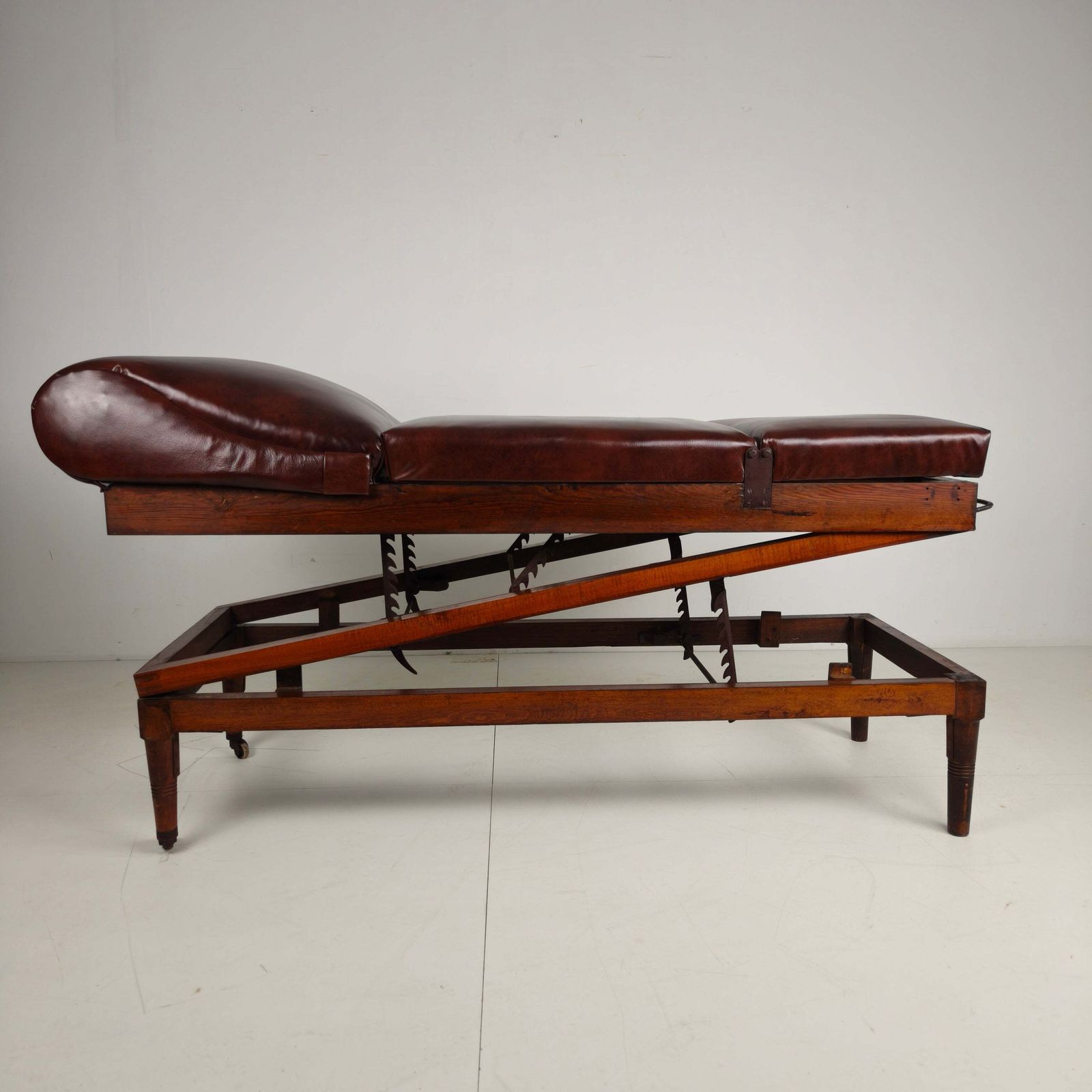 Furniture Antique English Military Hospital Bed – 19th Century photo