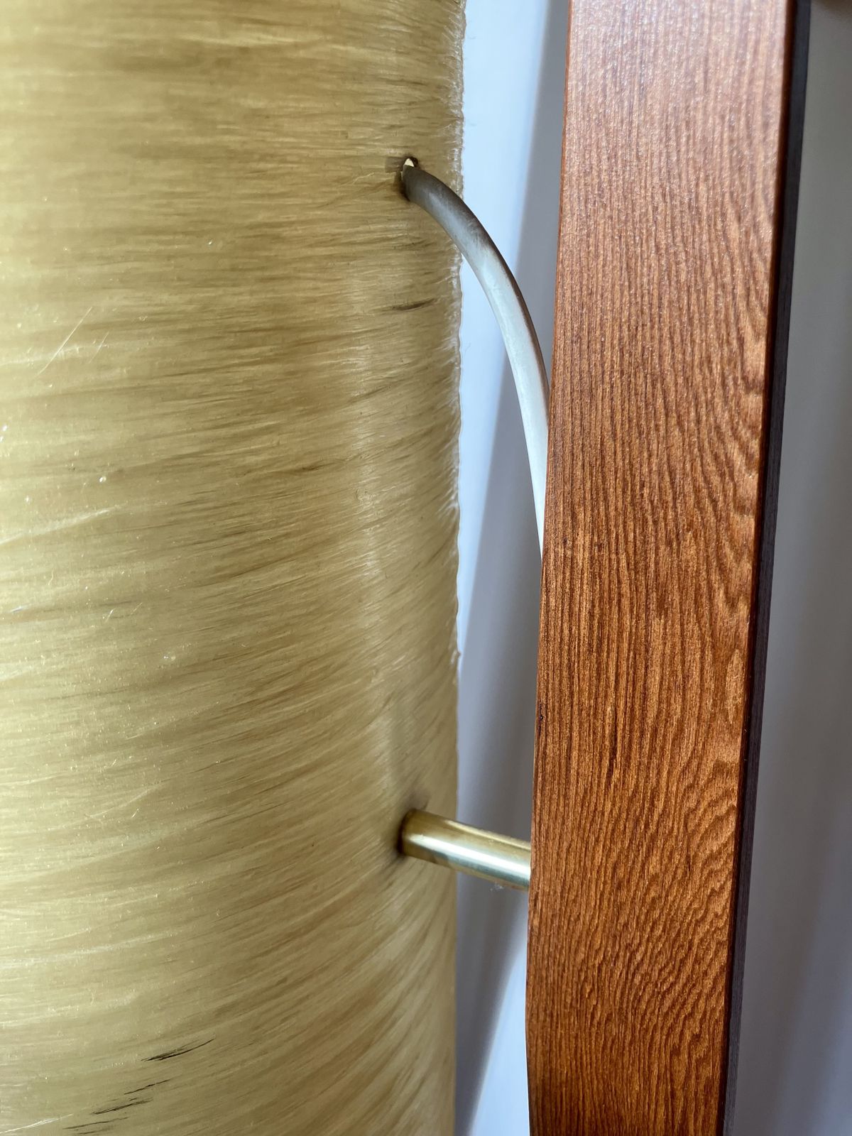 Rocket Floor Lamp. 1960s Sheerlite, In Teak And Spun Fibreglass photo 460.0