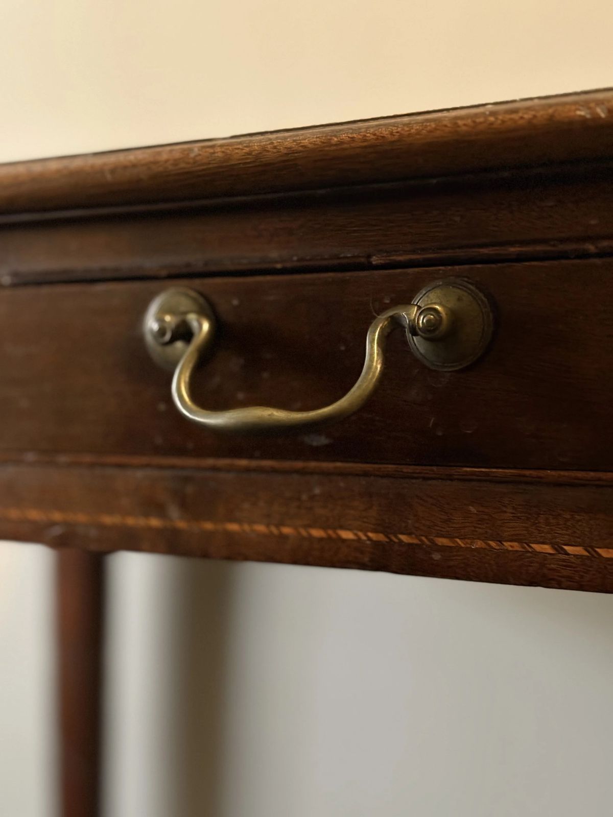 480.0 19th Century Mahogany Writing Desk / Console, France Circa 1870 photo