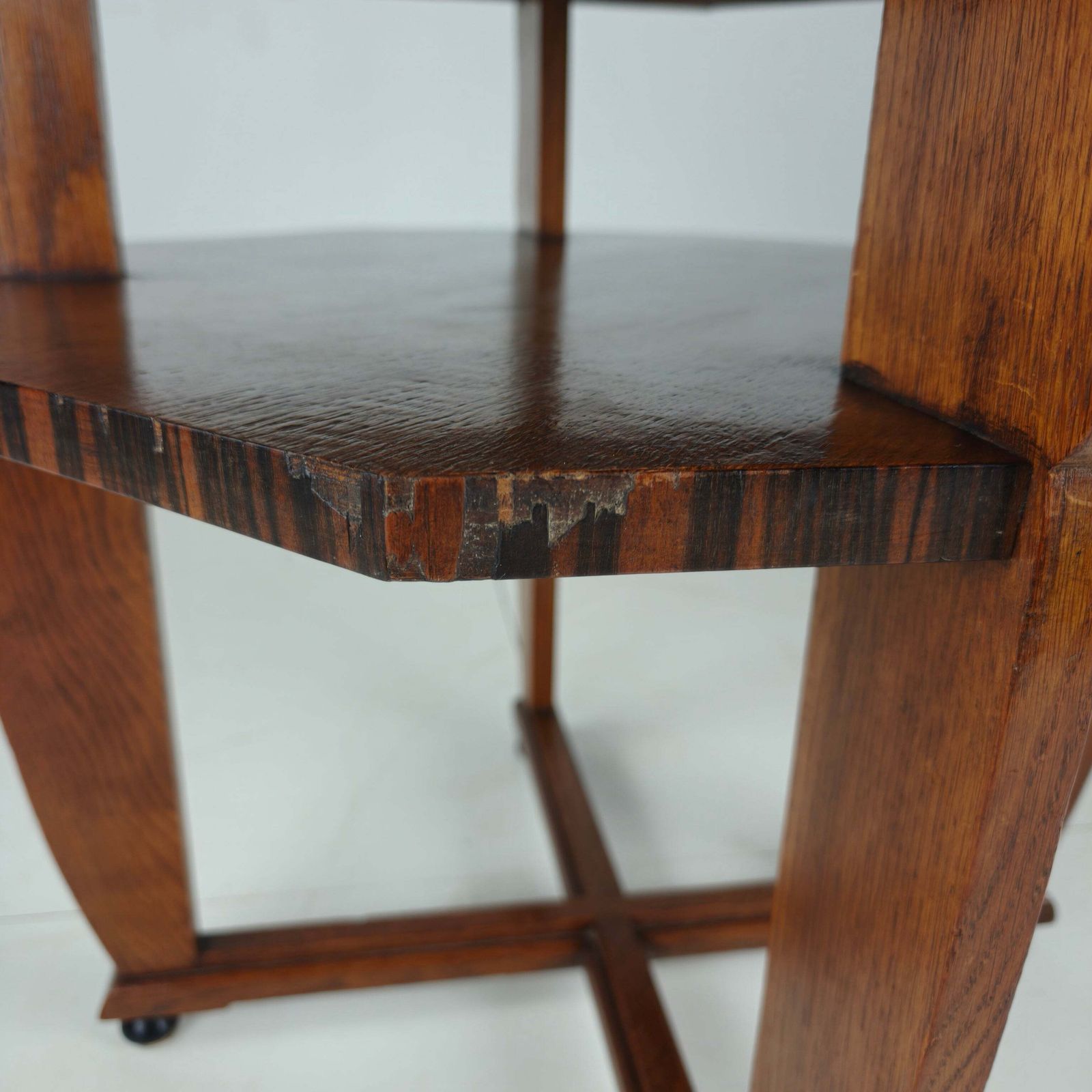 Amsterdam School Coffee Table – Oak With Veneer Inlay, Circa 1920 photo buy