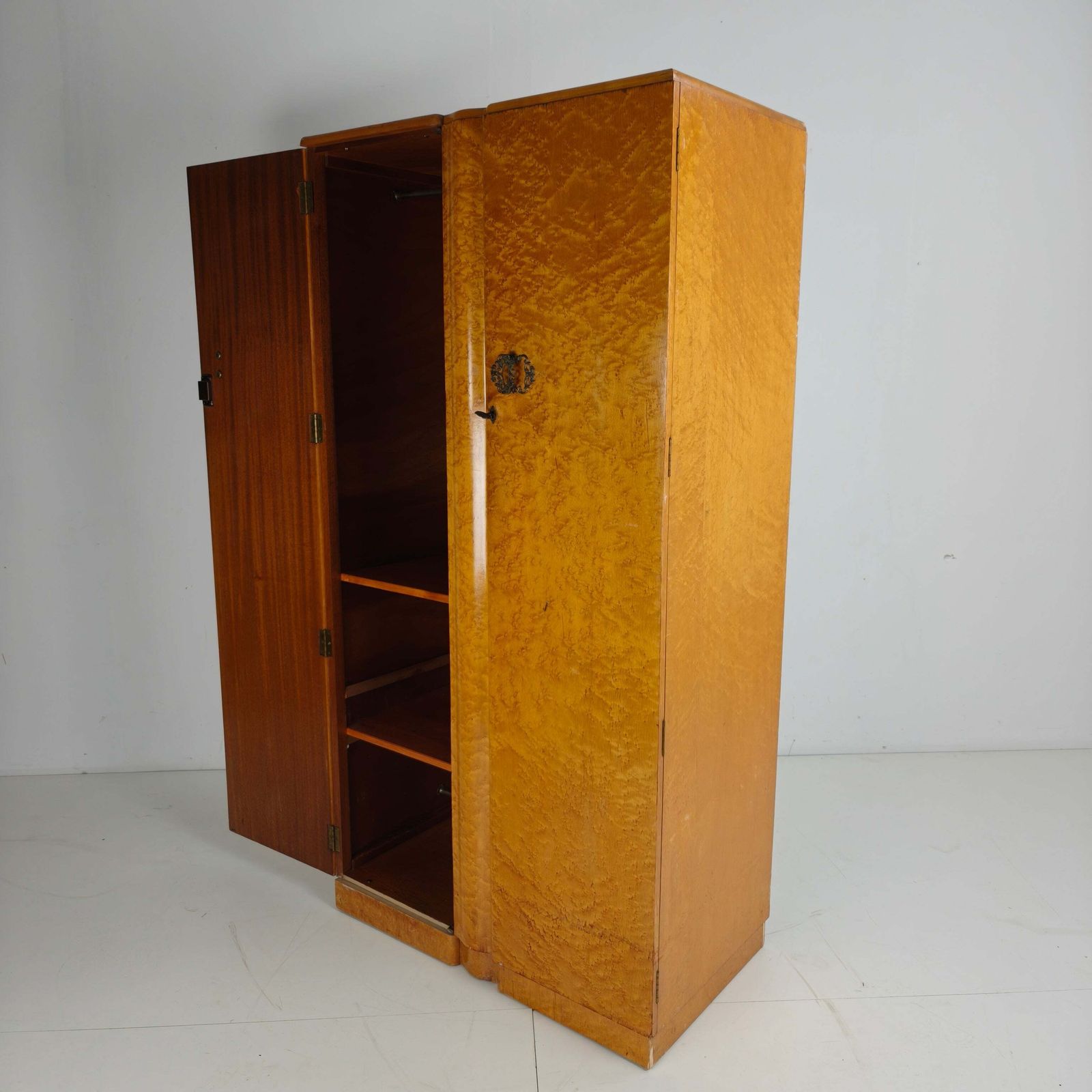 photo buy English Art Deco Gentleman’s Wardrobe By Wrighton Furniture