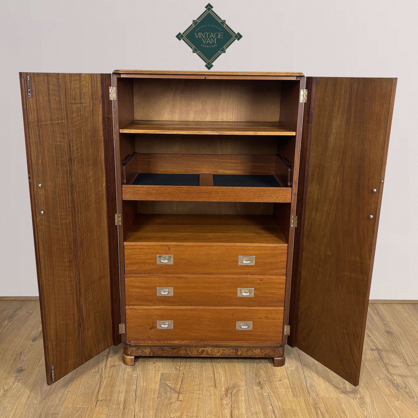 Art Deco Bedroom Suite, Dressing Table, Amoire, Bedsides photo buy