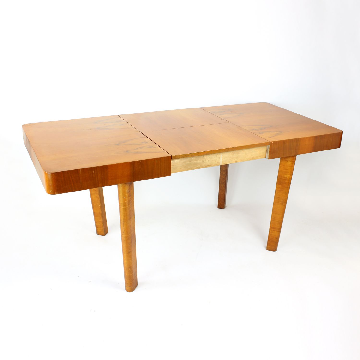 Mid Century Modern Extendable Dining Table By Tatra, 1950s photo vinterior