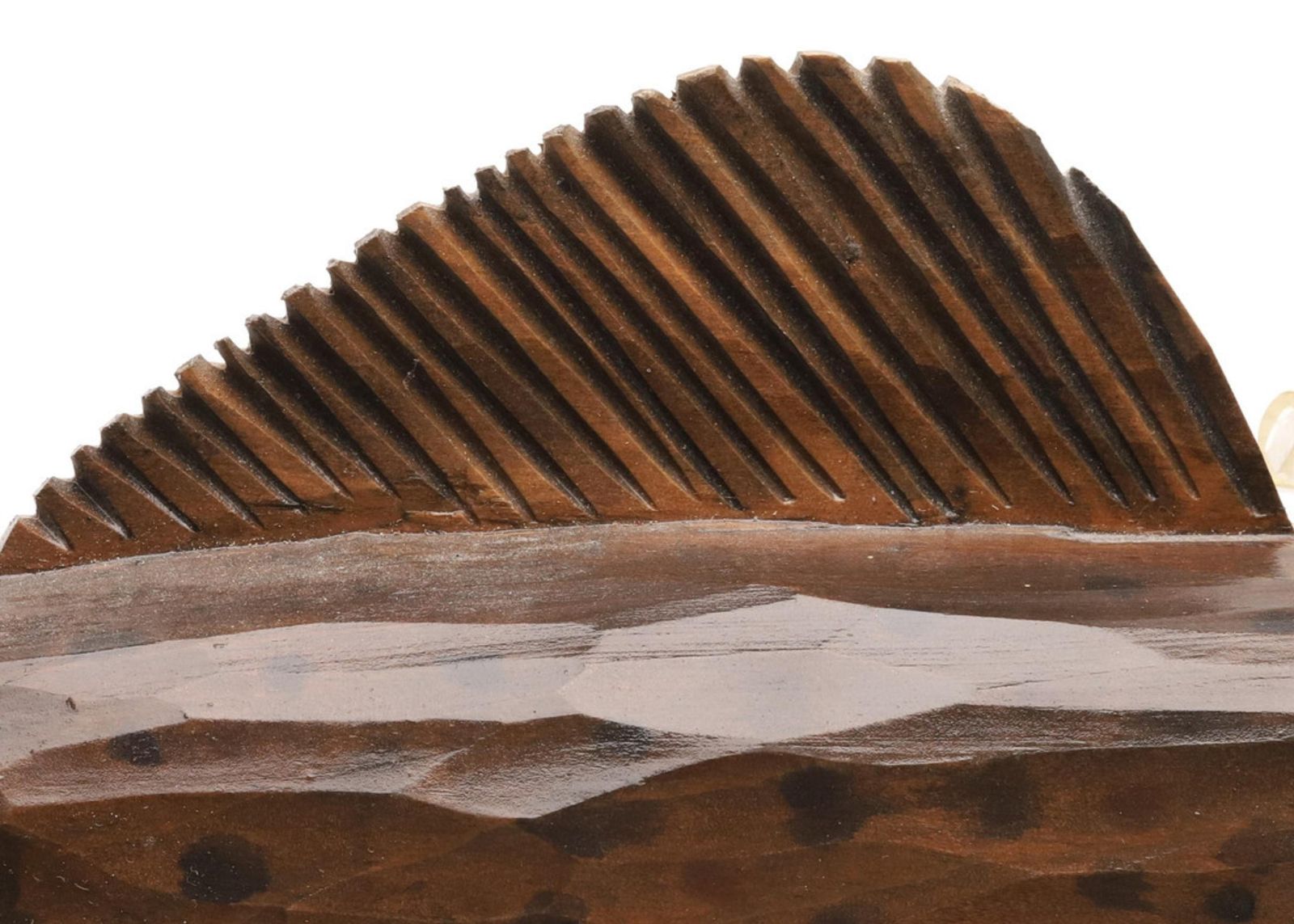 Elegant Fish Hand Carved Wooden Cod Wall Sculpture Jan Nilsson, Scandinavian Art photo for sale