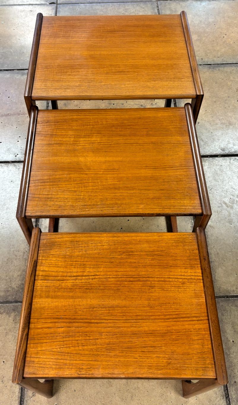 Mid Century G Plan Teak Quadrille Nest Of Tables