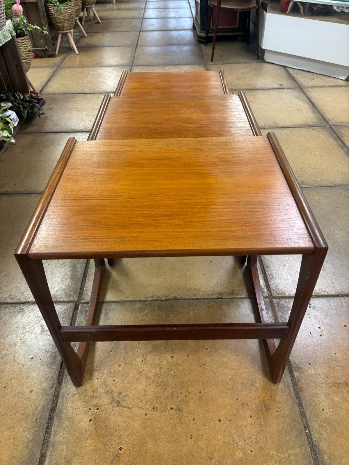 Mid Century G Plan Teak Quadrille Nest Of Tables photo buy