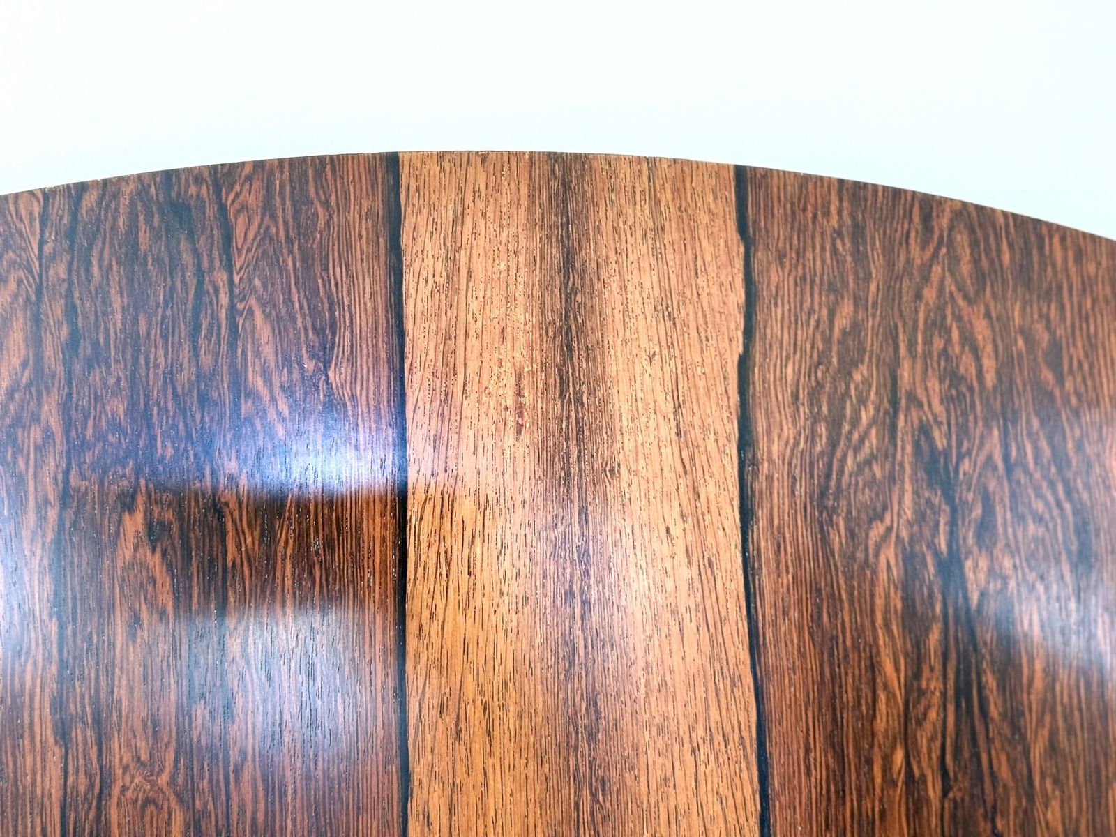 photo buy Mid Century Arkana Round Dining Table In Brazilian Rosewood