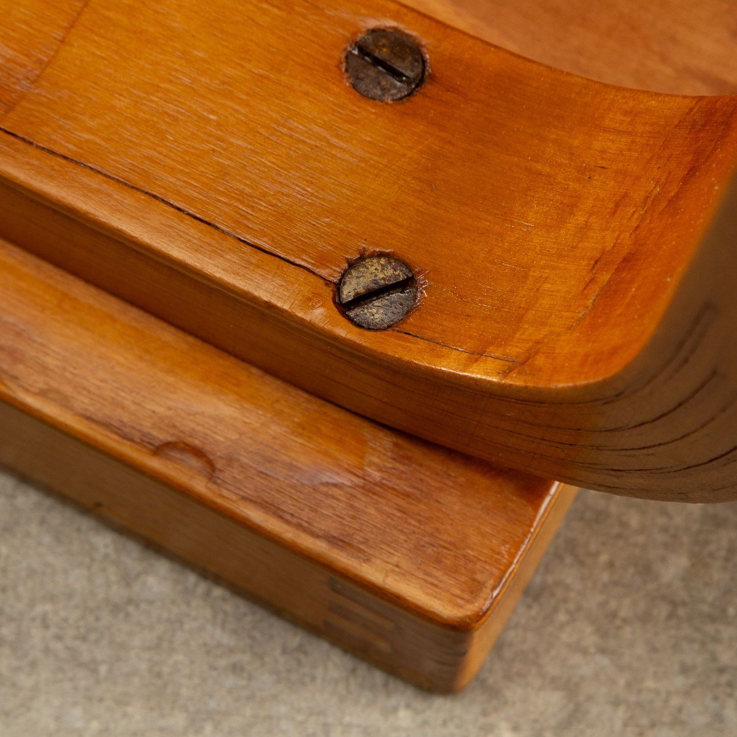 2750.0 Model 88 Side Table In Karelian Birch By Alvar Aalto, Finland, 1930s photo