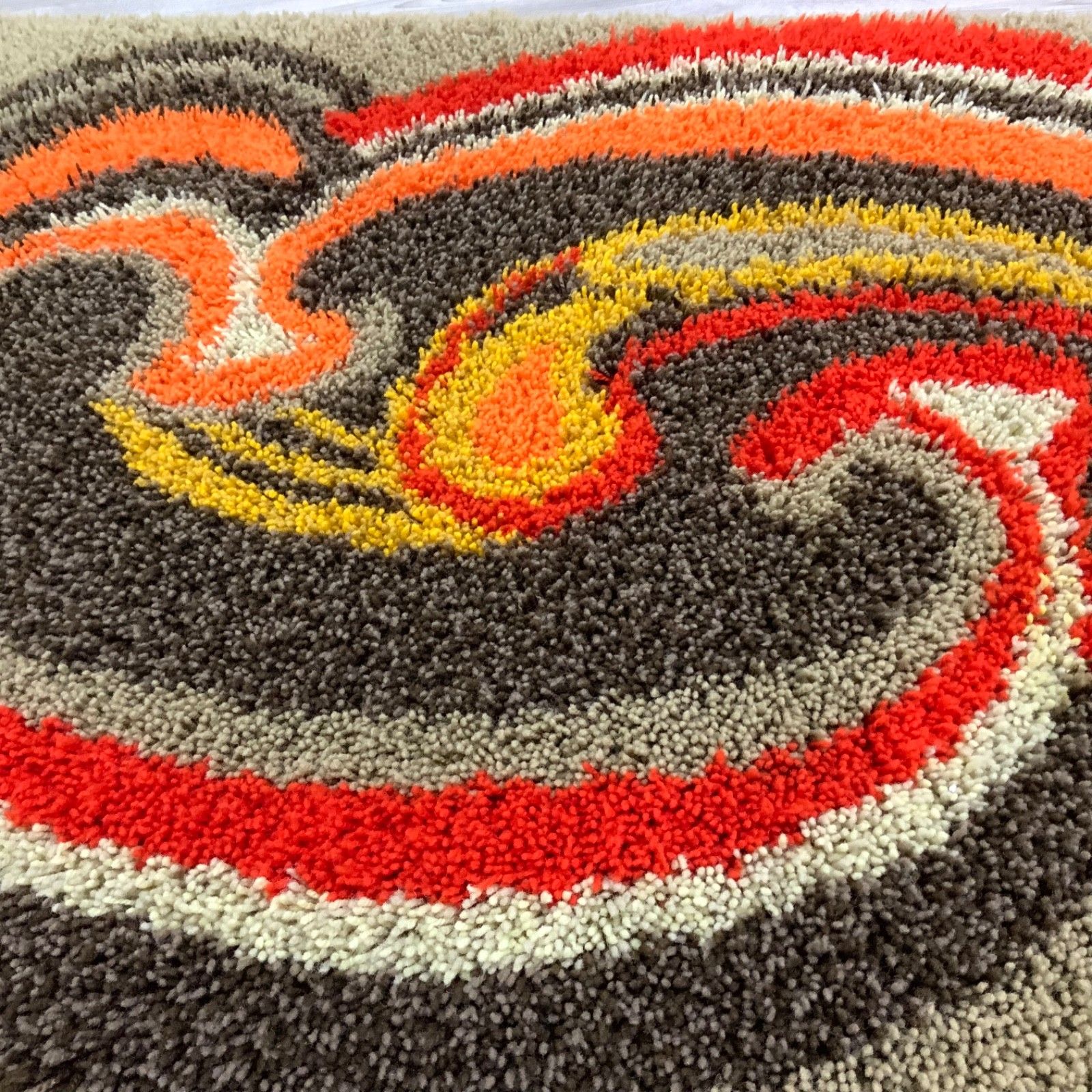 Desso Rug Shag Dralon Wool 60s 70s Vintage Mid Century 145cm X 90cm photo buy